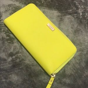 Kate space wallet- yellow